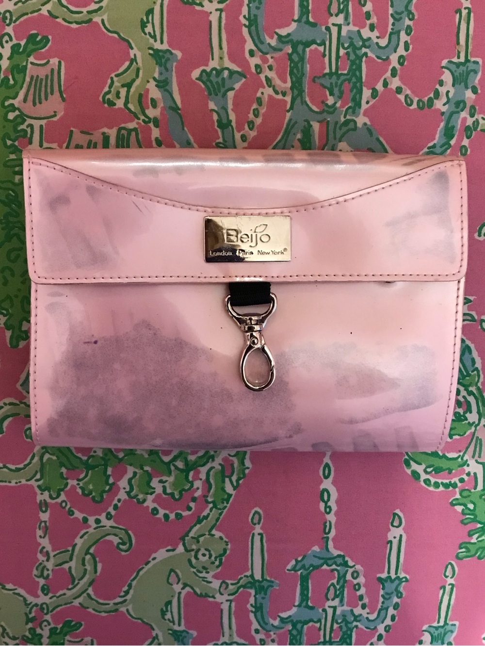 Beijo travel Pink jewelry cosmetic travel Bag